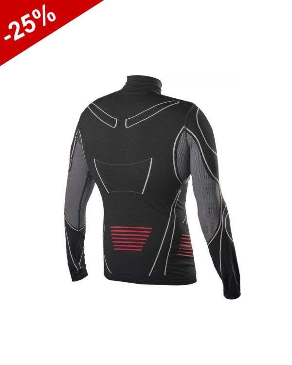 Ropa tecnica BIOTEX BIOFLEX WARM Manga larga - Negro - Imagen 2