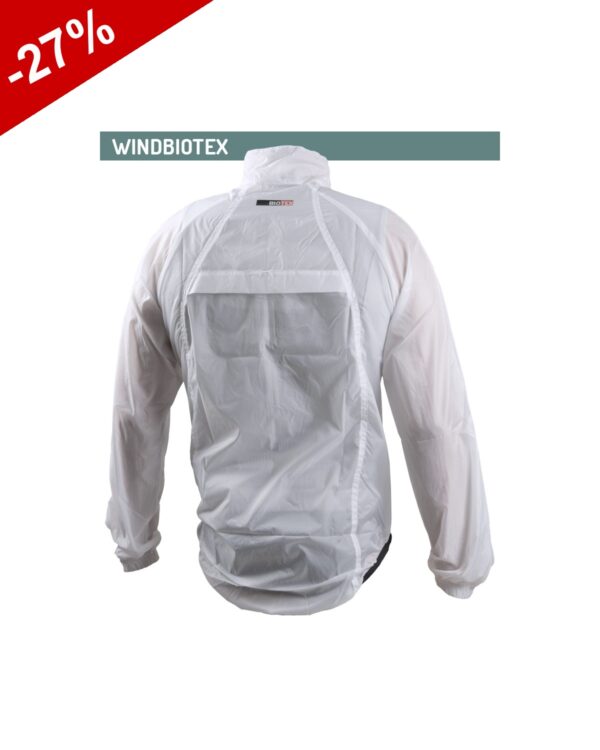 CORTAVIENTO BIOTEX Sùper ligero - Blanco - Imagen 2