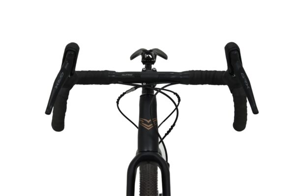 SENSA GIULIA GRAVEL ELITE GRX 2x12v + RUEDAS CARBONO SUPRA - MAT BLACK / SAND - Imagen 7