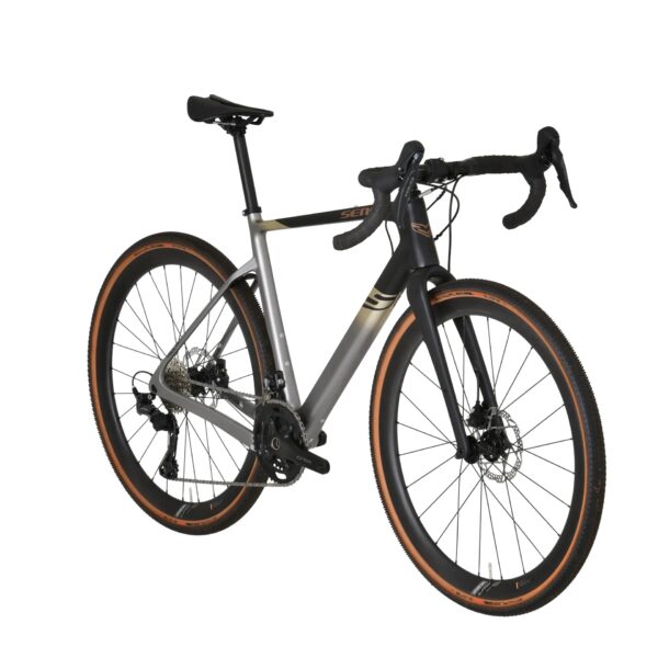 SENSA GIULIA GRAVEL ELITE GRX 2x12v + RUEDAS CARBONO SUPRA - MAT BLACK / SAND - Imagen 2